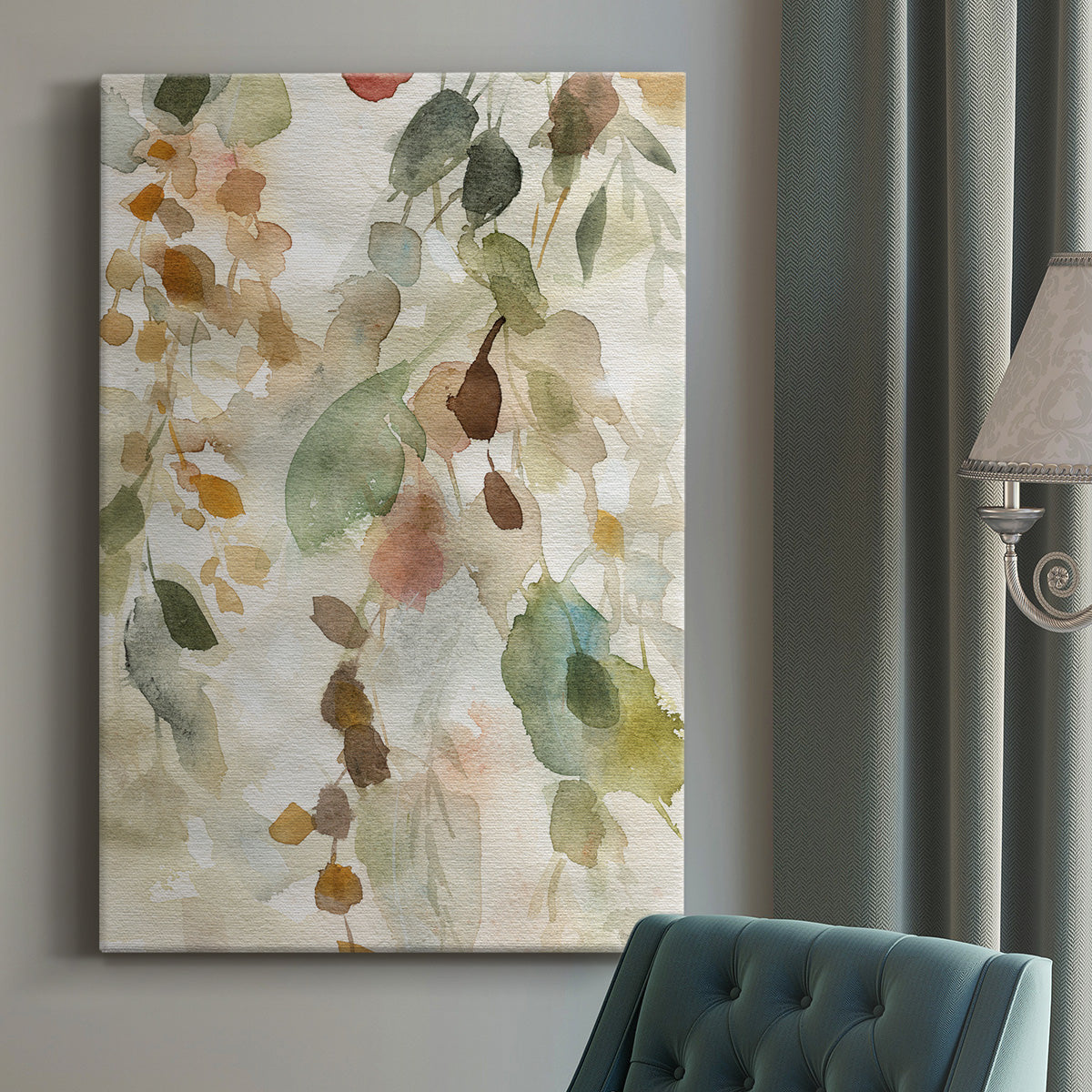 Cascading Nature I Premium Gallery Wrapped Canvas - Ready to Hang