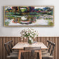 Rose Flowered Arches at Giverny, 1913 - Floater Framed Canvas Print