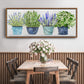 Fresh Herb Collection - Floater Framed Canvas Print
