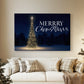Quiet Blue Fir Serenade - Canvas Art Print