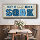 When in Doubt - Floater Framed Canvas Print
