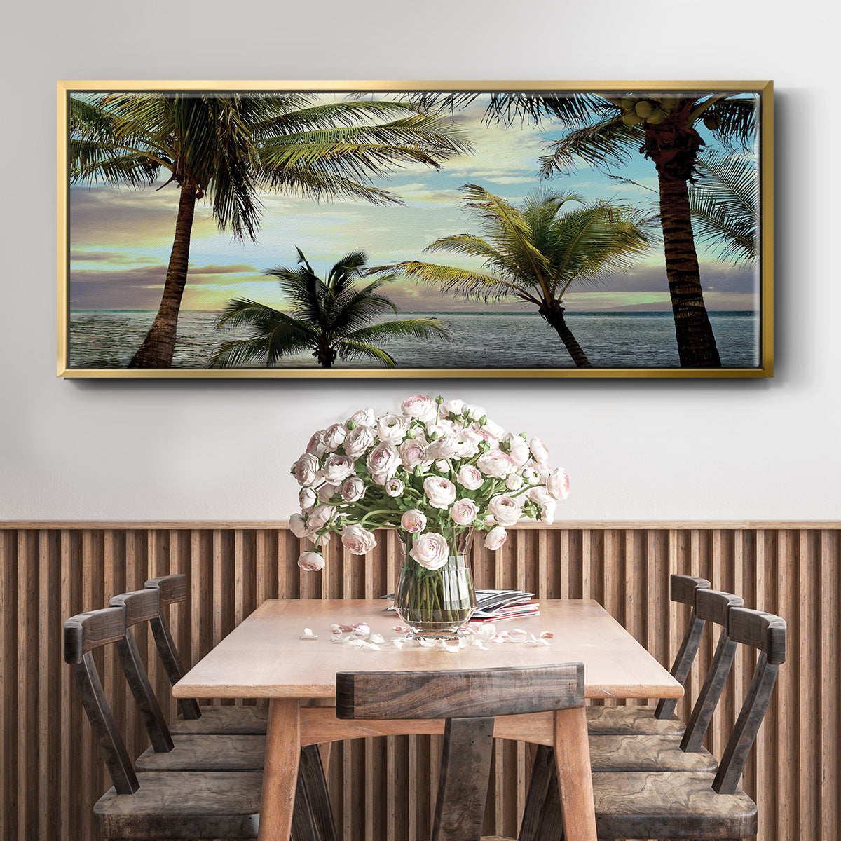 Honduras Sunset - Floater Framed Canvas Print