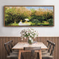 The Garden, 1872 - Floater Framed Canvas Print