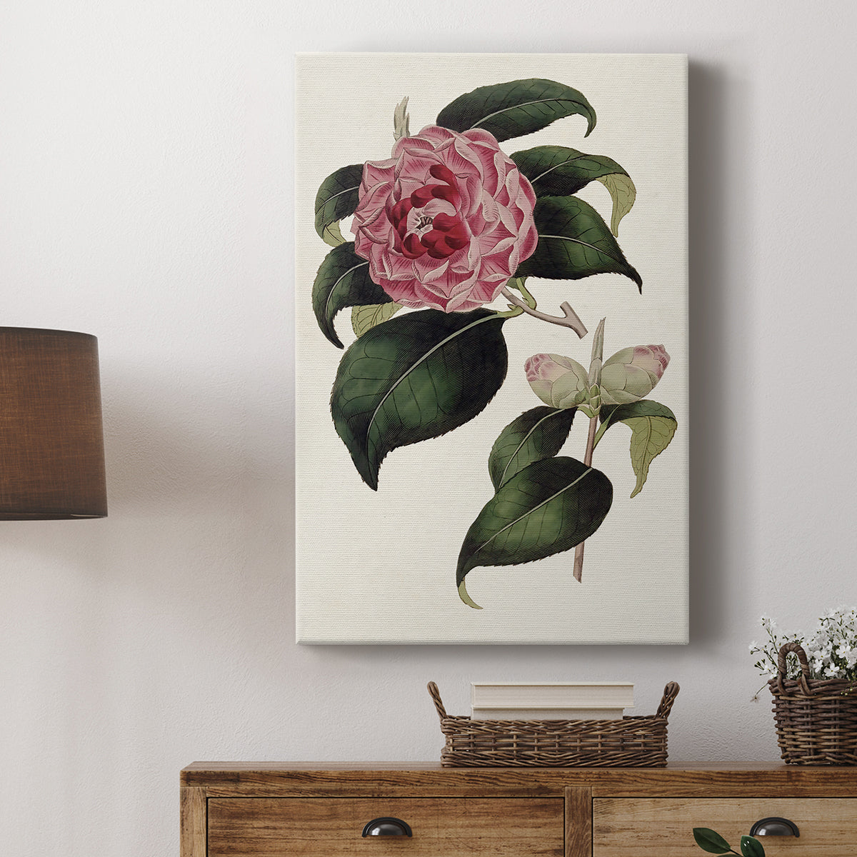 Pink Floral Mix III - Canvas Art Print