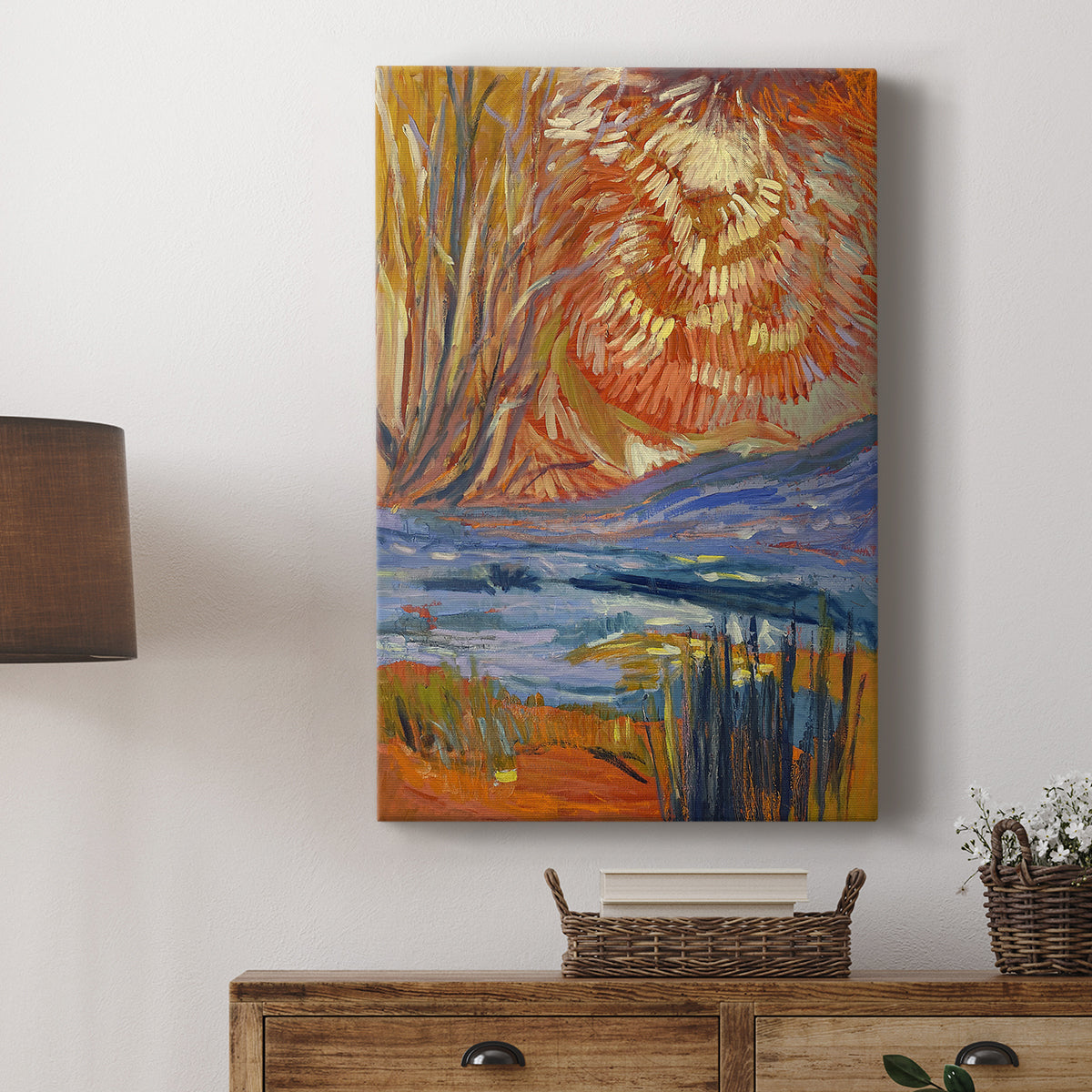 Cadmium Winter Solstice II - Canvas Art Print