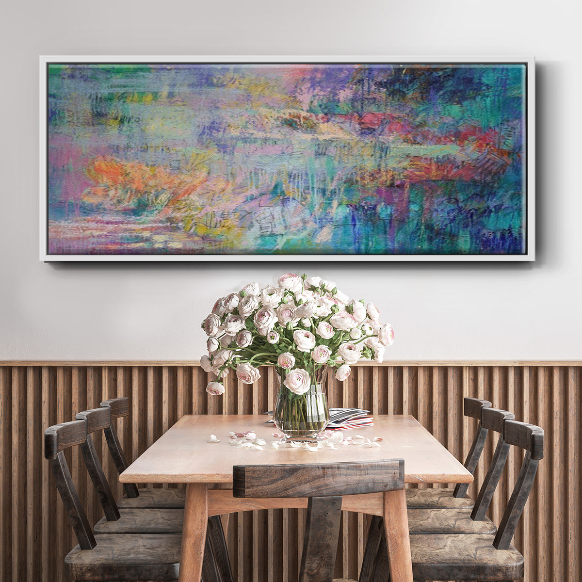 Vespers - Floater Framed Canvas Print