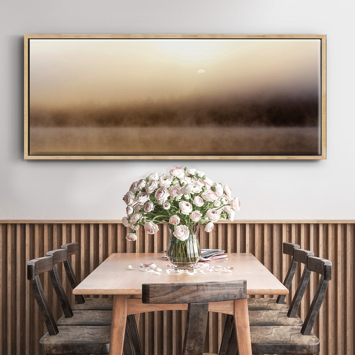 Break of Dawn - Floater Framed Canvas Print