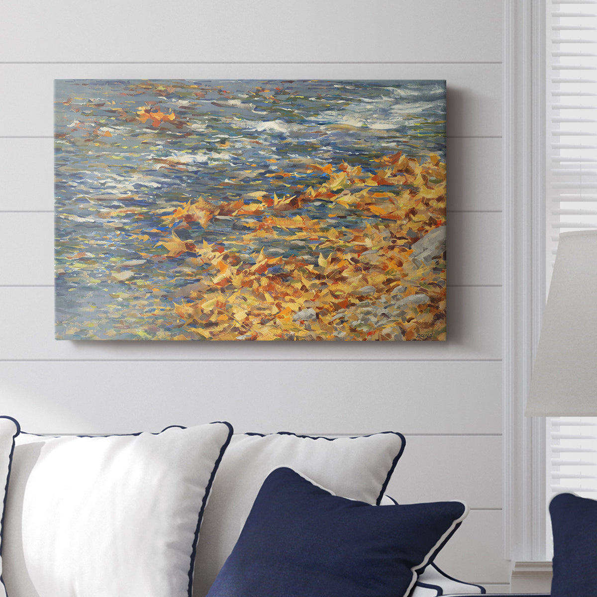 Autumn Creek - Canvas Art Print