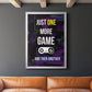 Gamer at Play II - Modern Framed Canvas Print