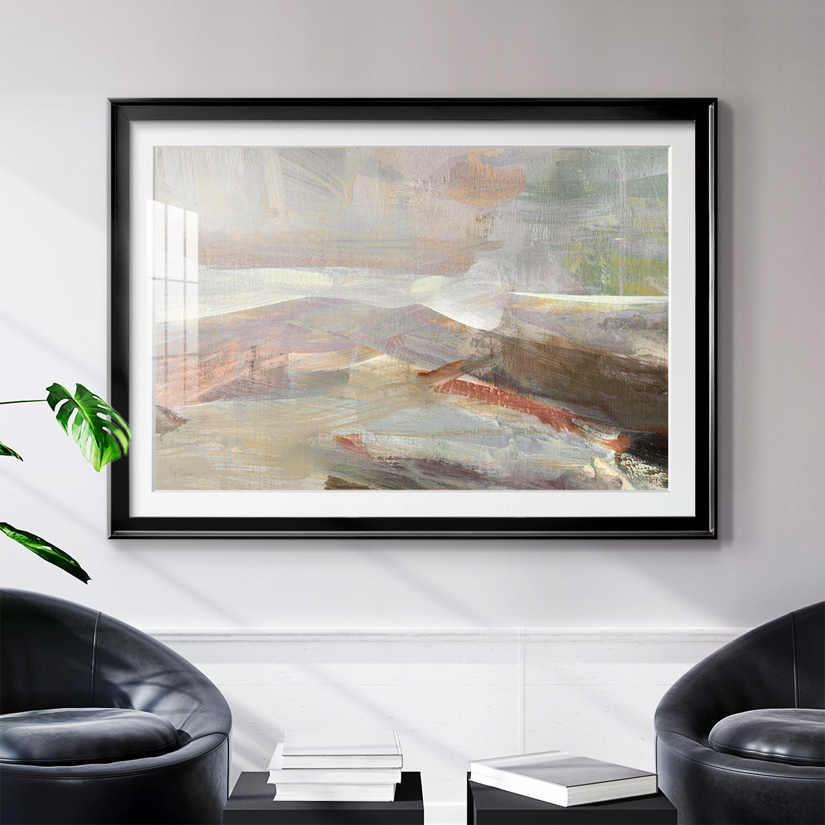 Distant Canyon - Modern Framed Art Print