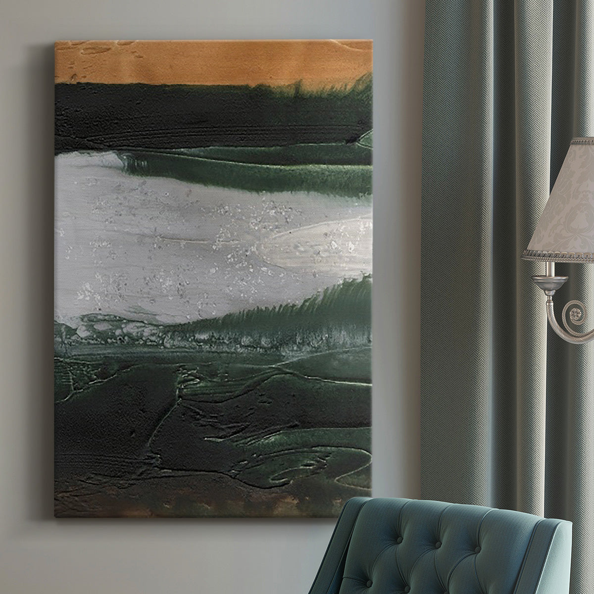 Embellished Coastal Plain II - Canvas Art Print