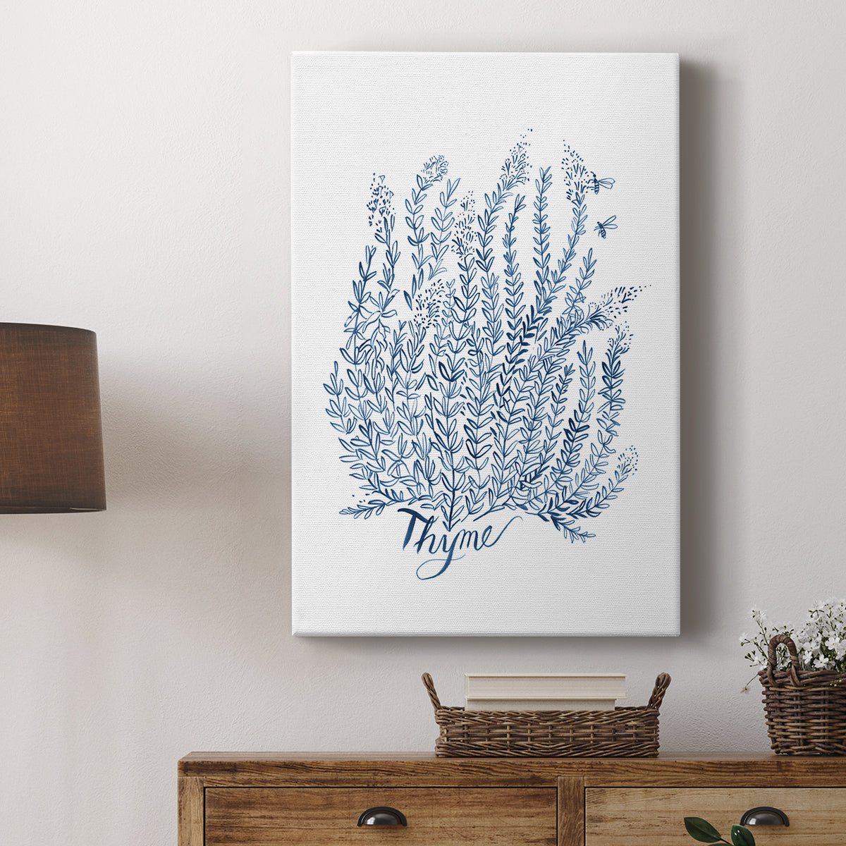 Summer Herb Garden Sketches IV - Canvas Art Print