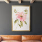 One Pink Bloom I - Modern Framed Canvas Print