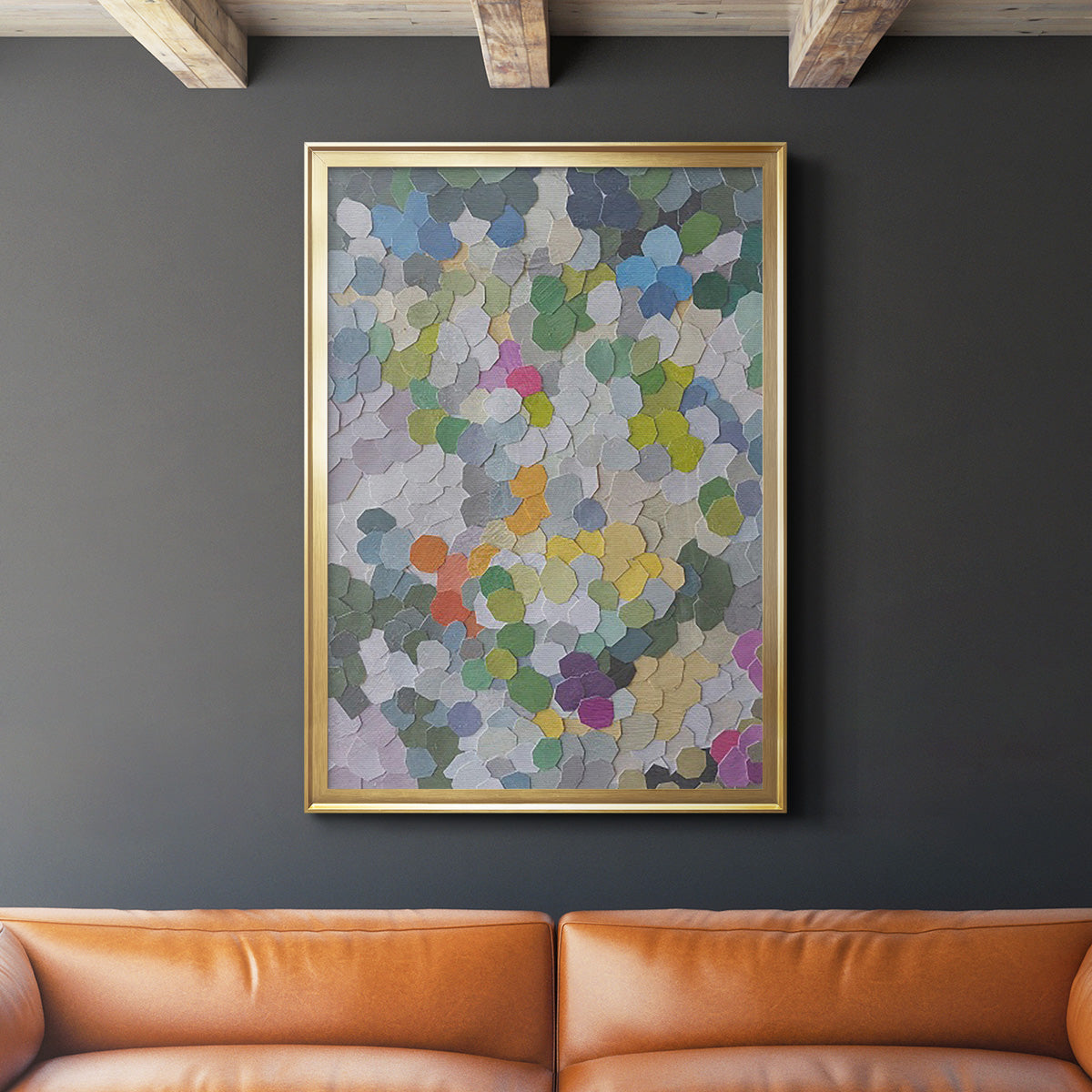 Canne Garden - Modern Framed Canvas Print