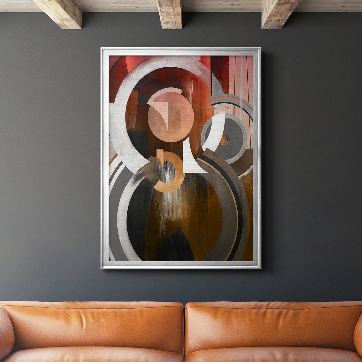 Focal - Modern Framed Canvas Print