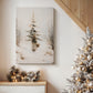 Frostlit Snow at Dusk - Canvas Art Print