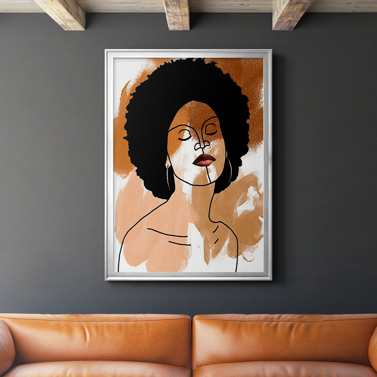 Phenomal Women I - Modern Framed Canvas Print