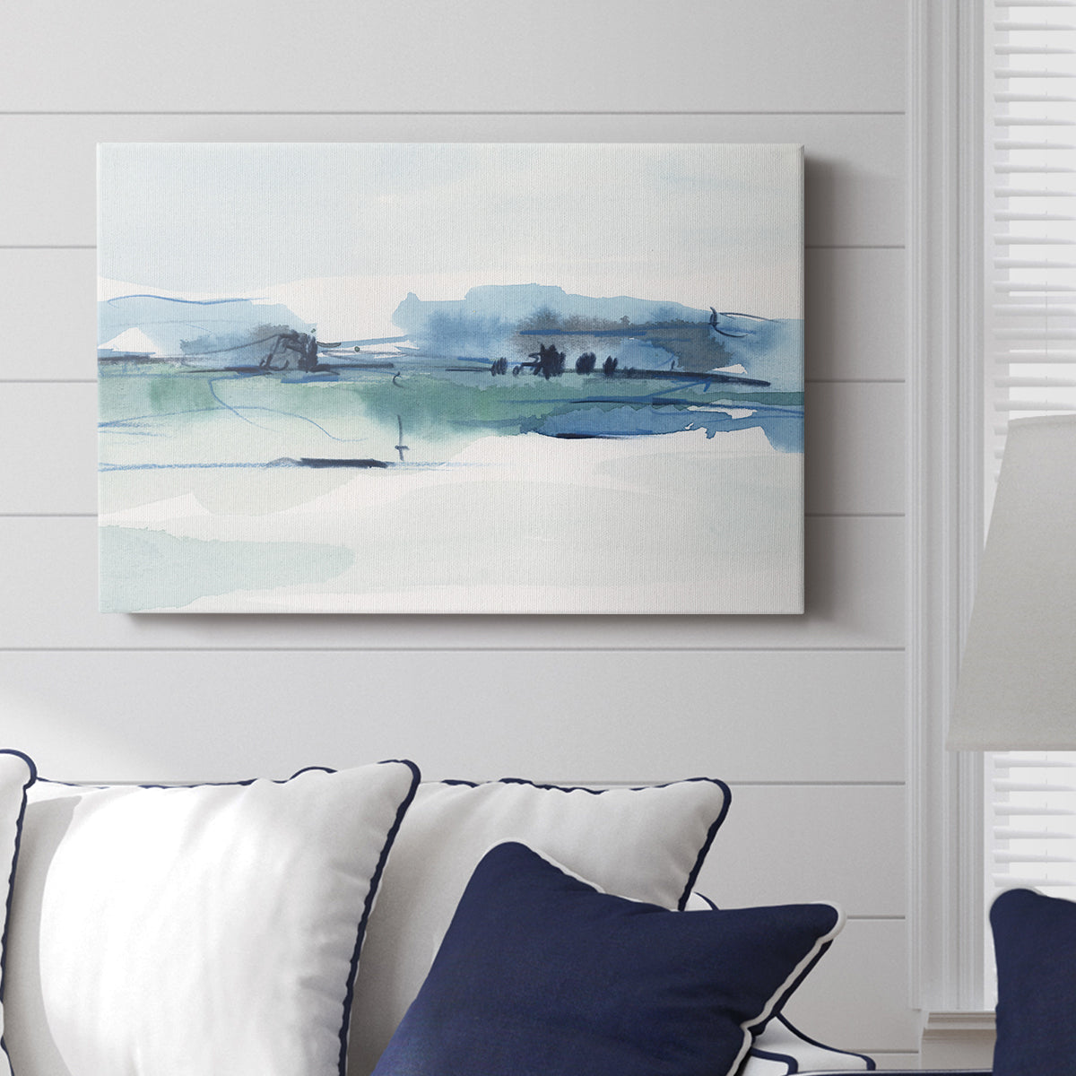 Ultramarine Vista II - Canvas Art Print