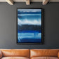 Deep Blue Shore II - Modern Framed Canvas Print