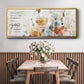 Full Bloom Verse - Floater Framed Canvas Print
