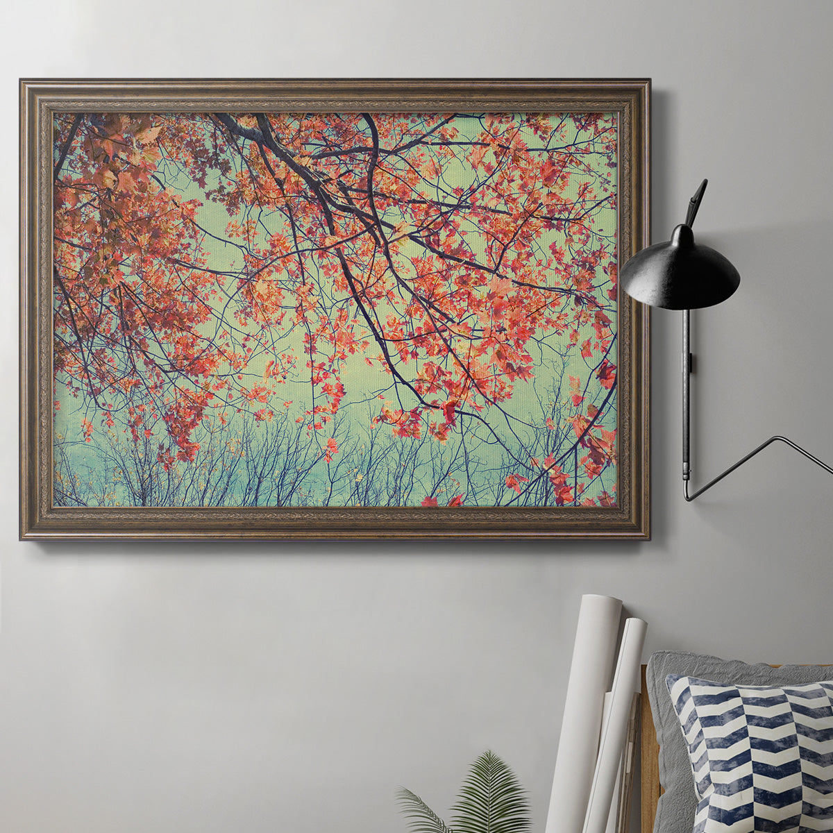 Autumn Tapestry II Premium Framed Canvas- Ready to Hang