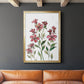 Watercolor Floral Stems II - Modern Framed Canvas Print