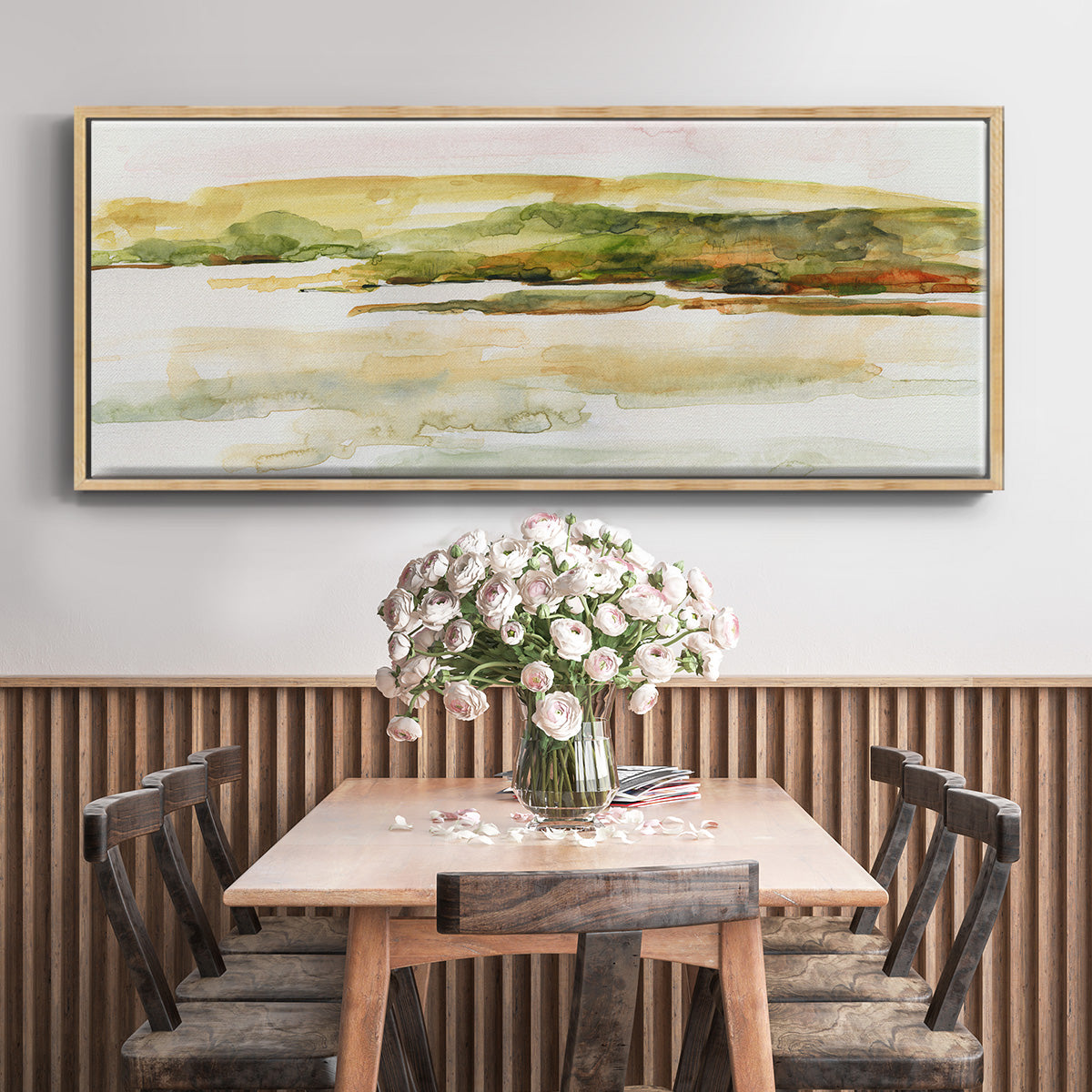 Coastal Morning - Floater Framed Canvas Print