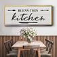 Bless this Kitchen - Floater Framed Canvas Print