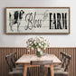 Bless This Farm - Floater Framed Canvas Print