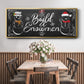 Build a Snowman - Floater Framed Canvas Print