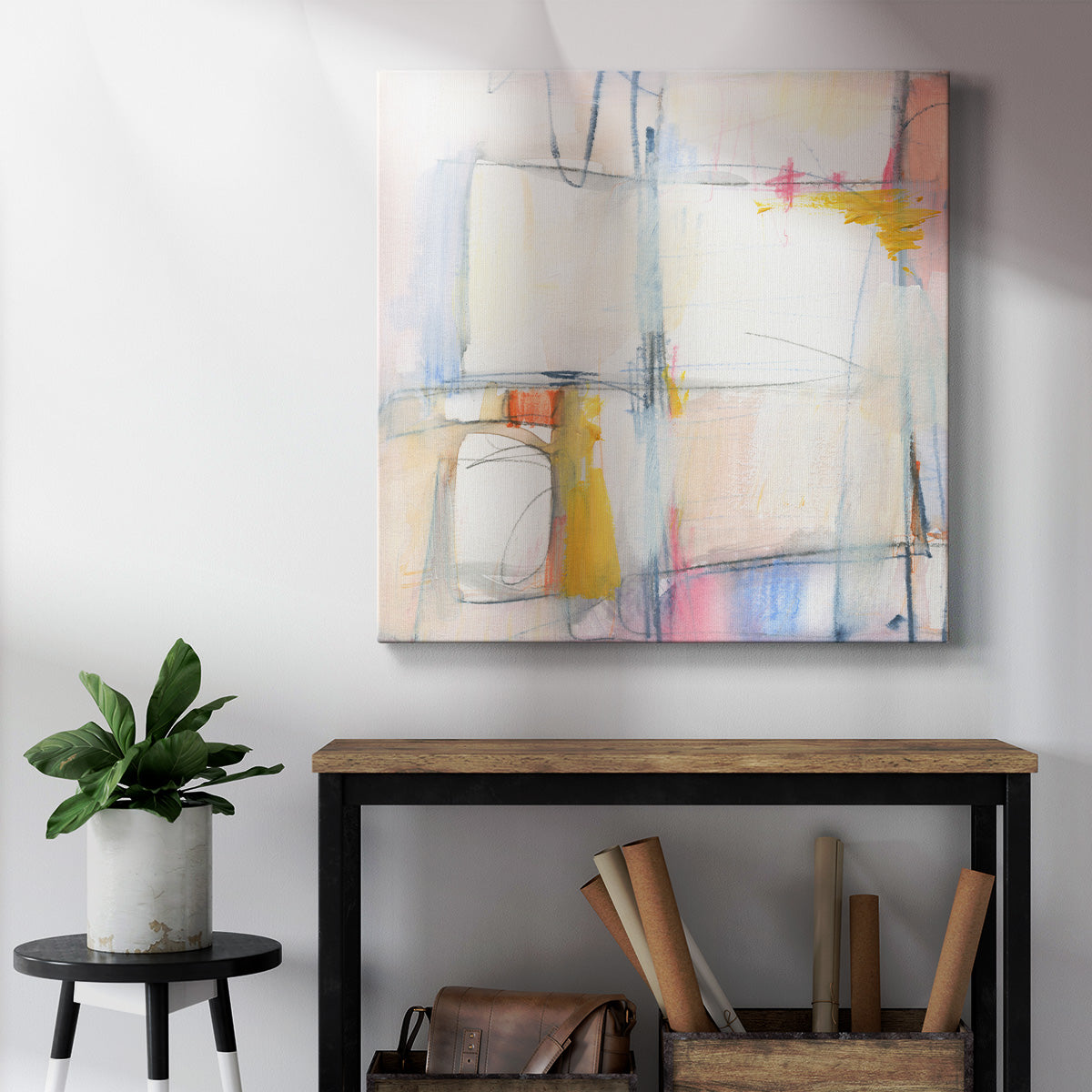 Pastel Meld I - Canvas Art Print