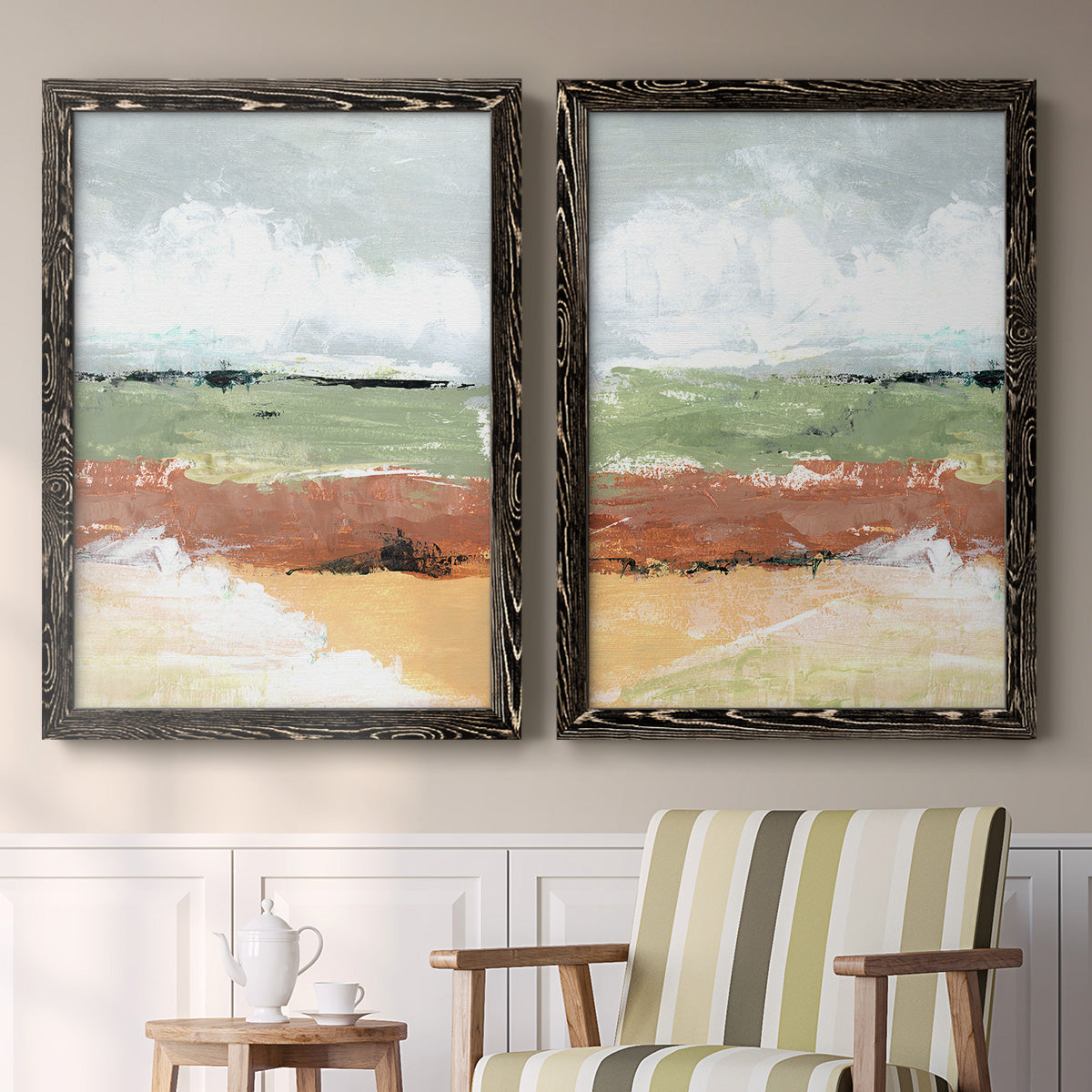 Quiet Prarie Grove I - Premium Framed Canvas - Ready to Hang