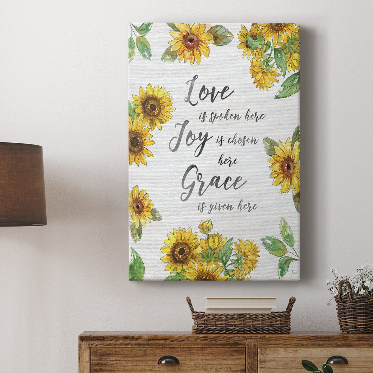 Grace Given Here - Canvas Art Print