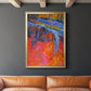 Vibrant Flow I - Modern Framed Canvas Print