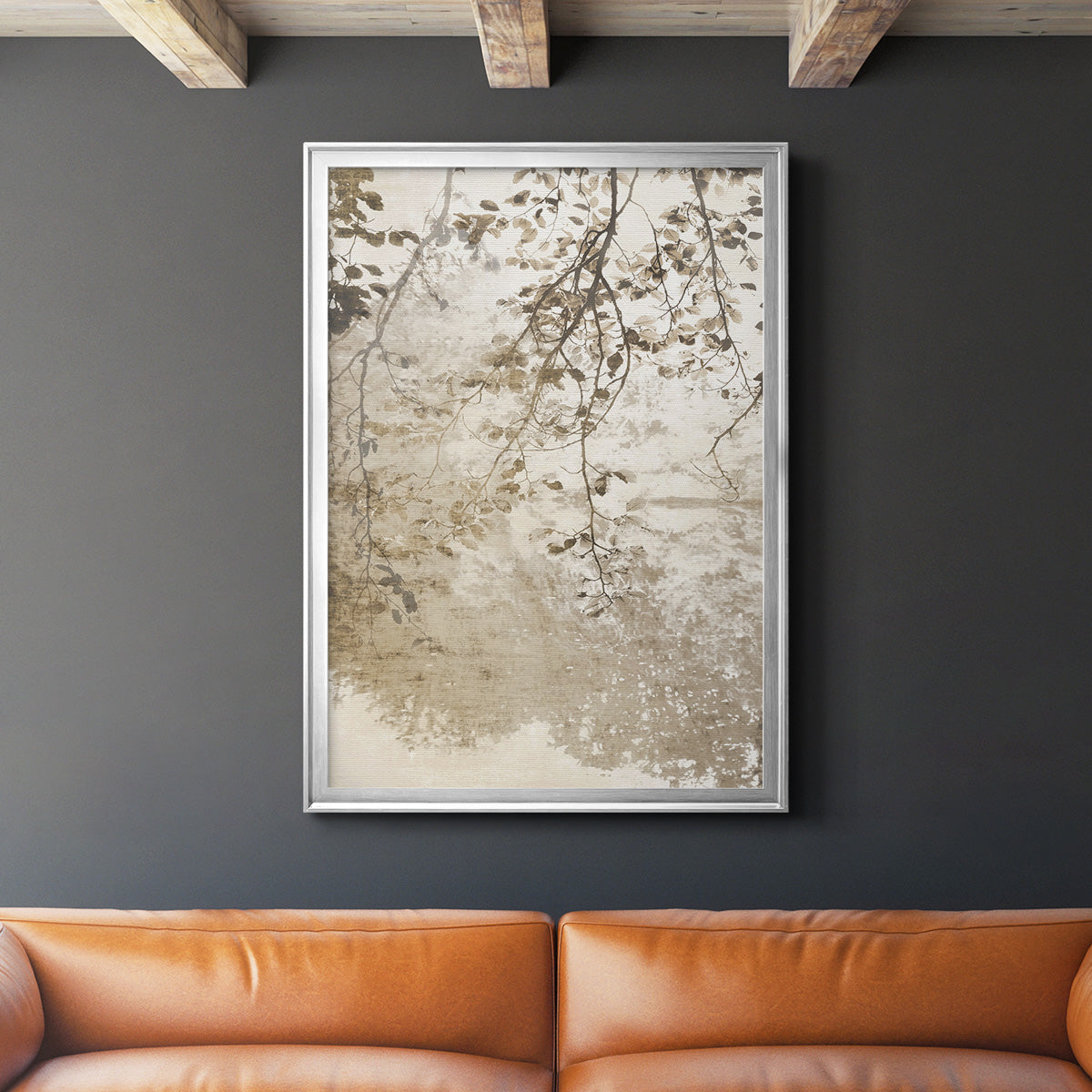 Fresco - Modern Framed Canvas Print