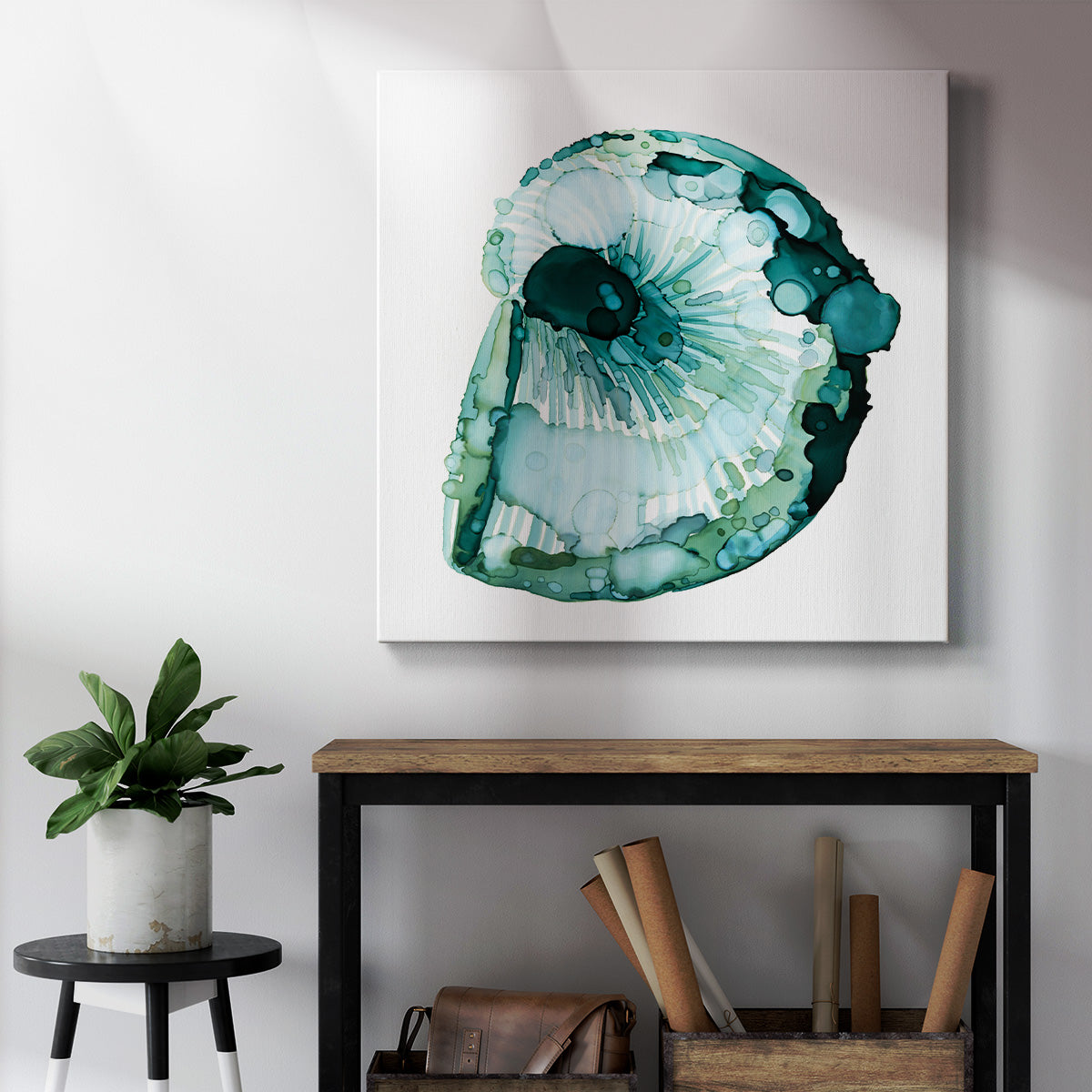 Blue Barnacle II - Canvas Art Print