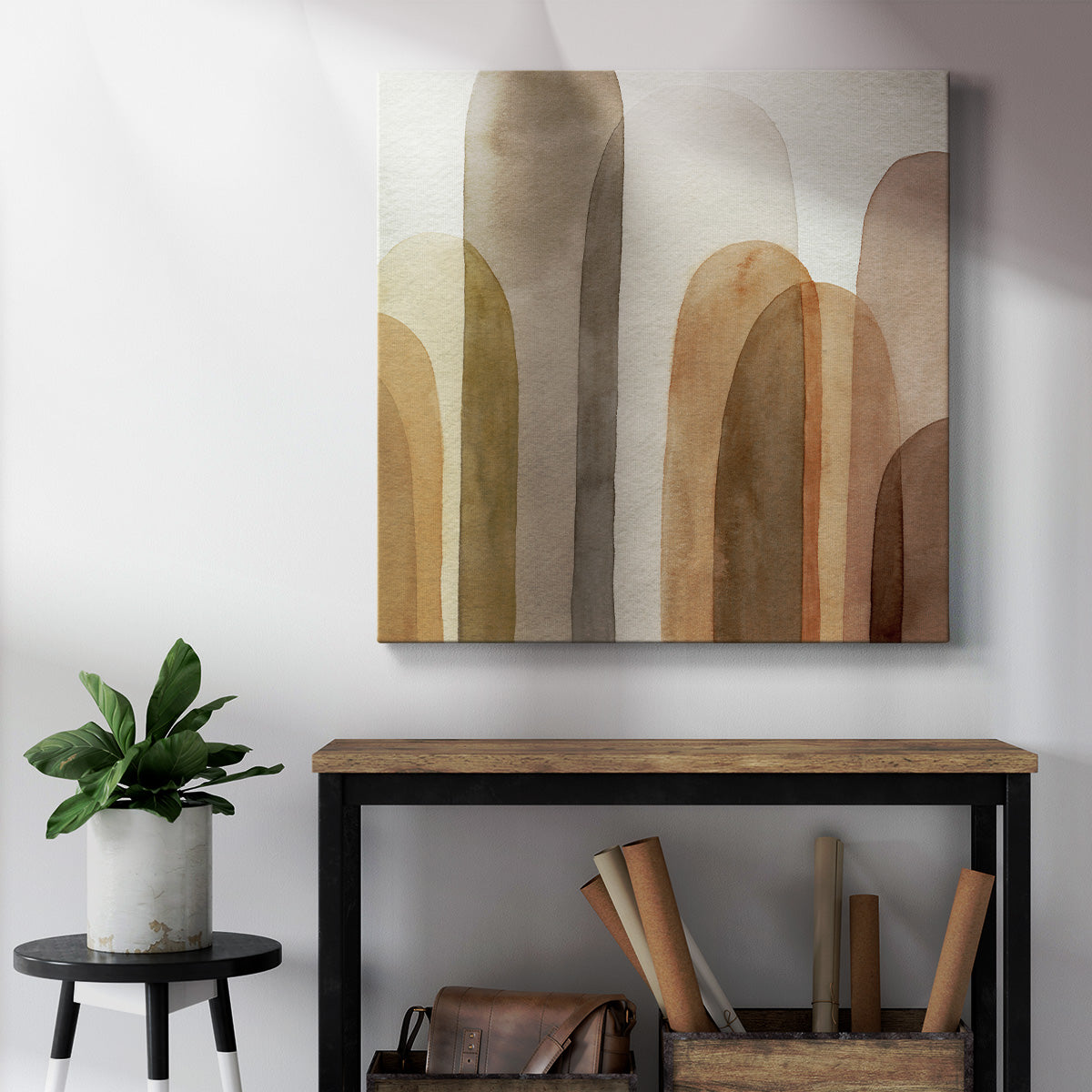 Desert Watercolor Arches II - Canvas Art Print