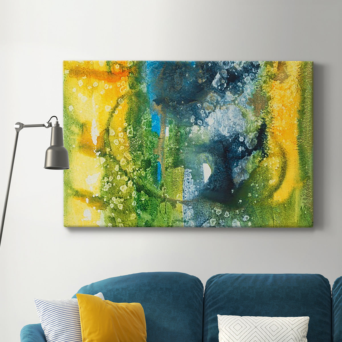 Aquatic Energy III Premium Gallery Wrapped Canvas - Ready to Hang