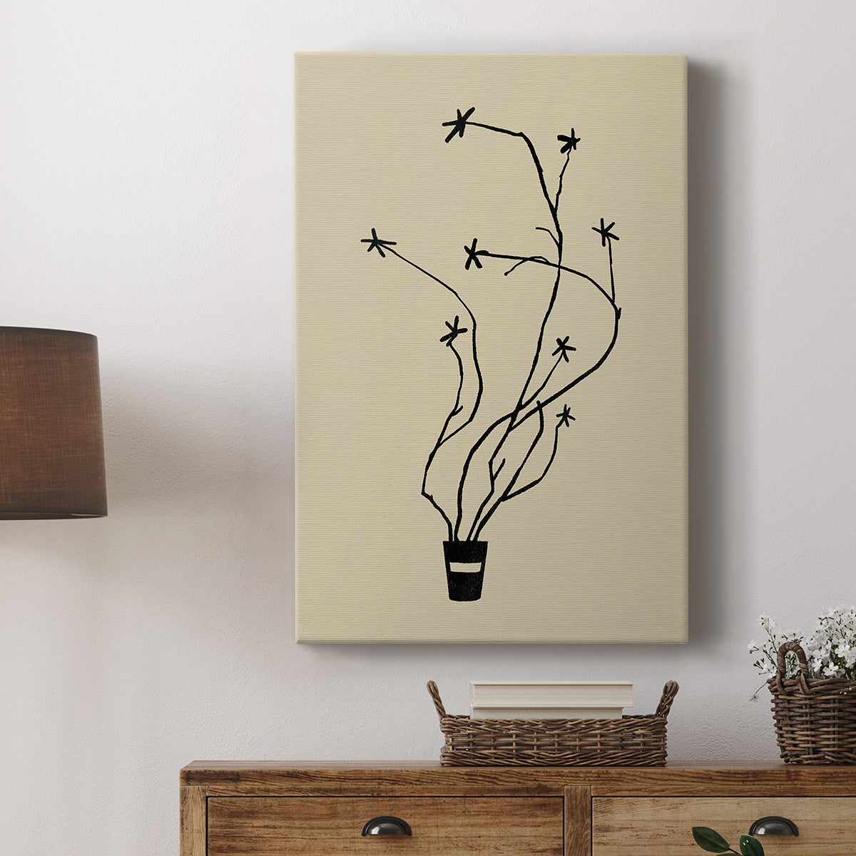 Spring Sprig Vase I - Canvas Art Print