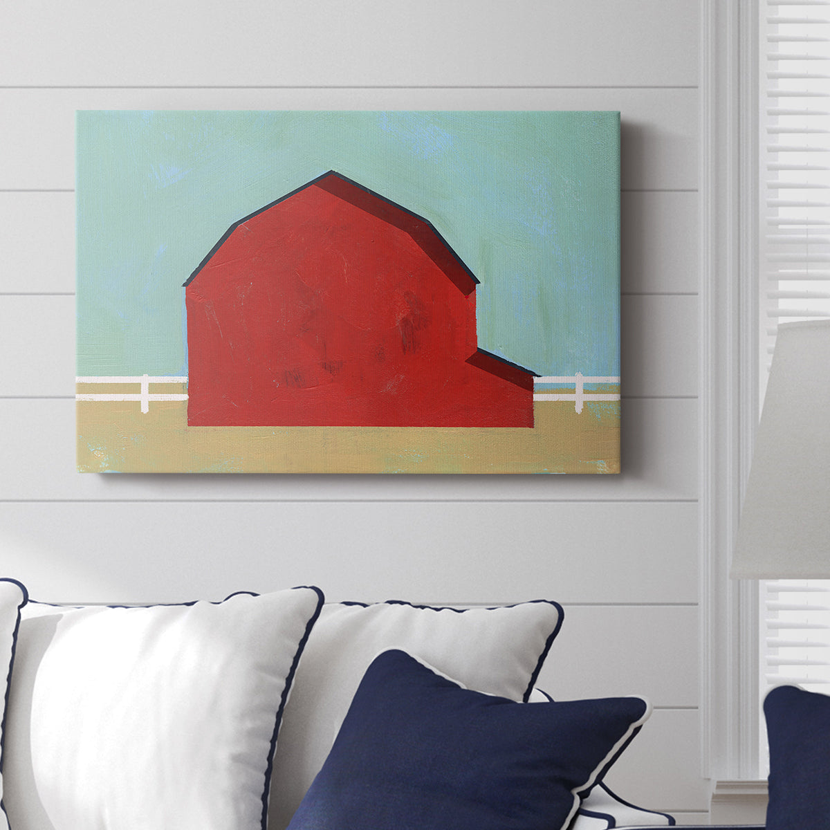 Big Red One I - Canvas Art Print