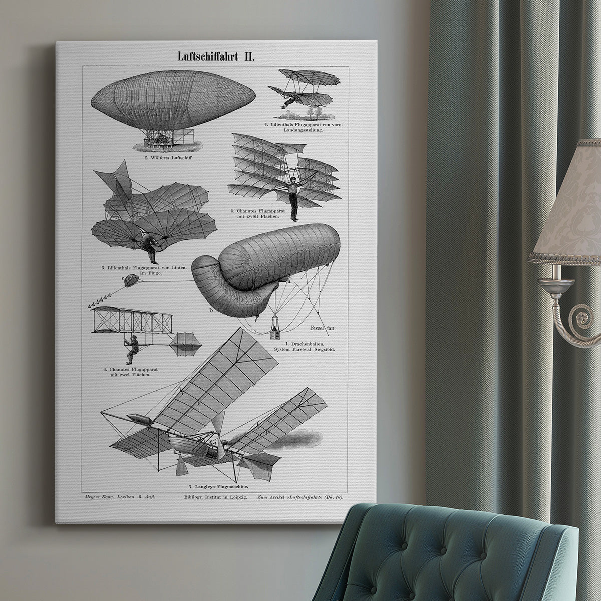 Industrial Flight Premium Gallery Wrapped Canvas - Ready to Hang