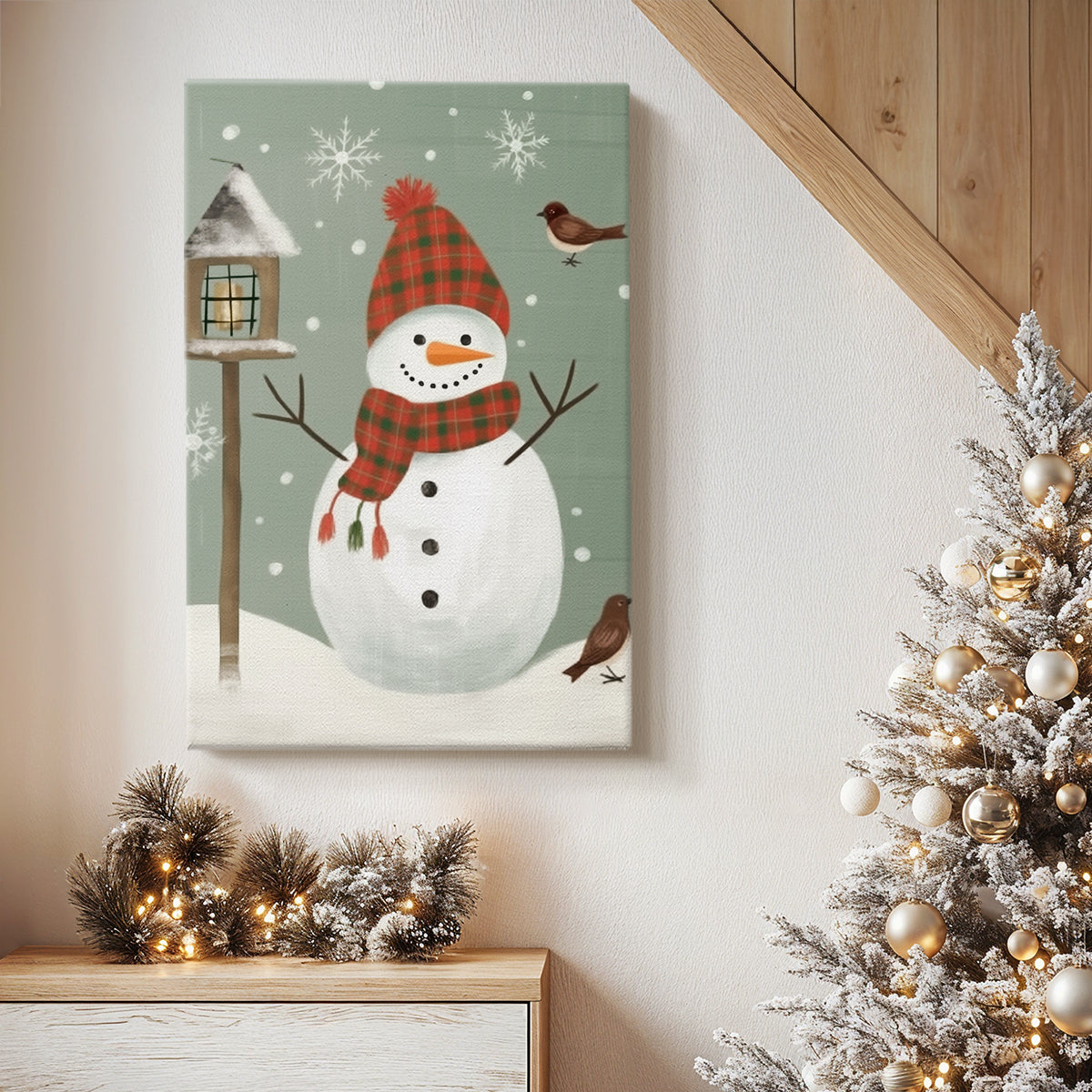 Pearled Eve Hearth - Canvas Art Print