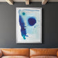 Spare Blue II - Modern Framed Canvas Print