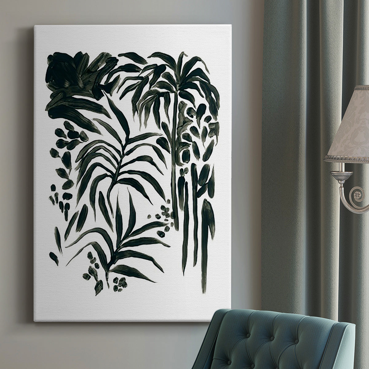 Ink Jungle I Premium Gallery Wrapped Canvas - Ready to Hang