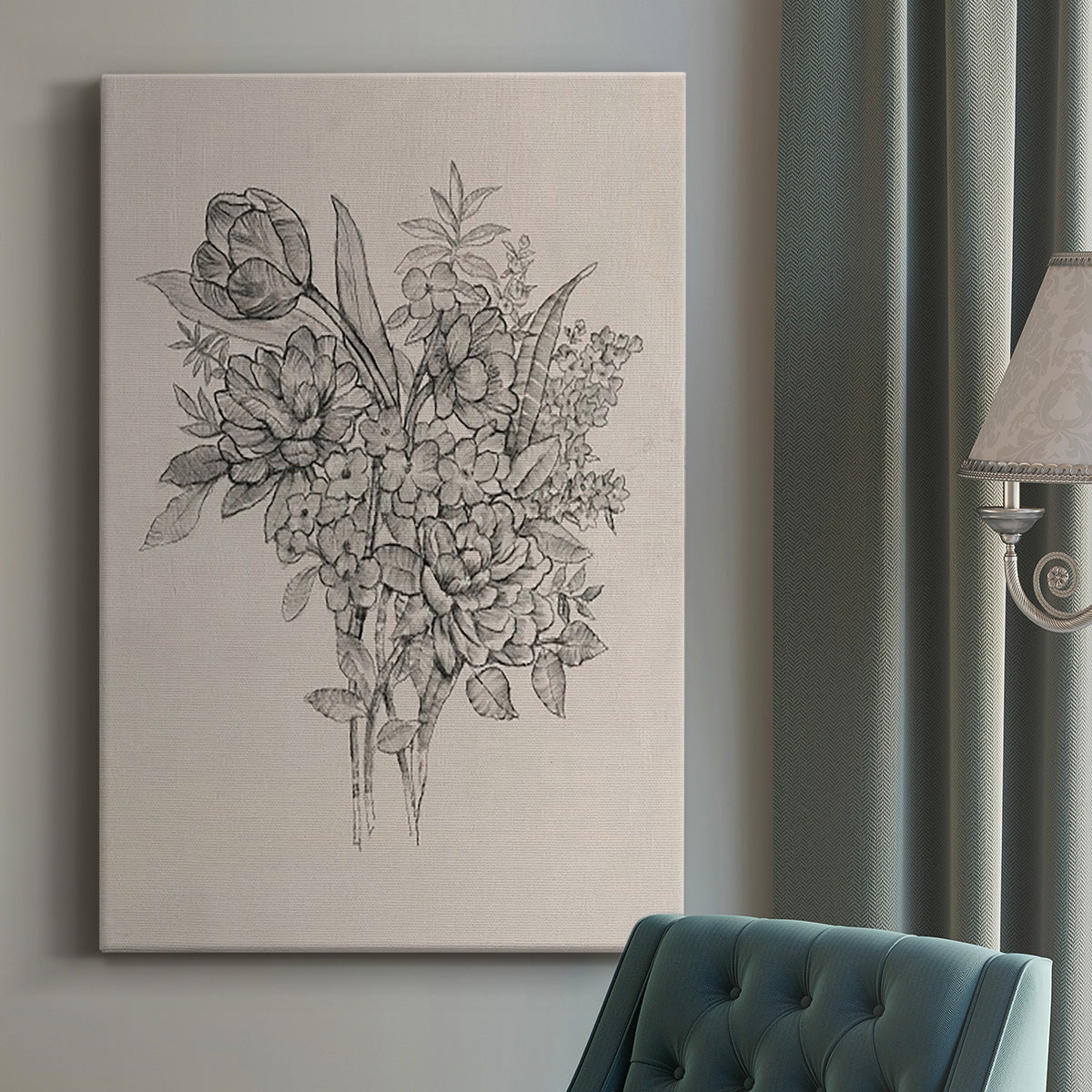 Floral Bouquet I - Canvas Art Print