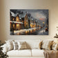 Night of Amber Icicles - Canvas Art Print