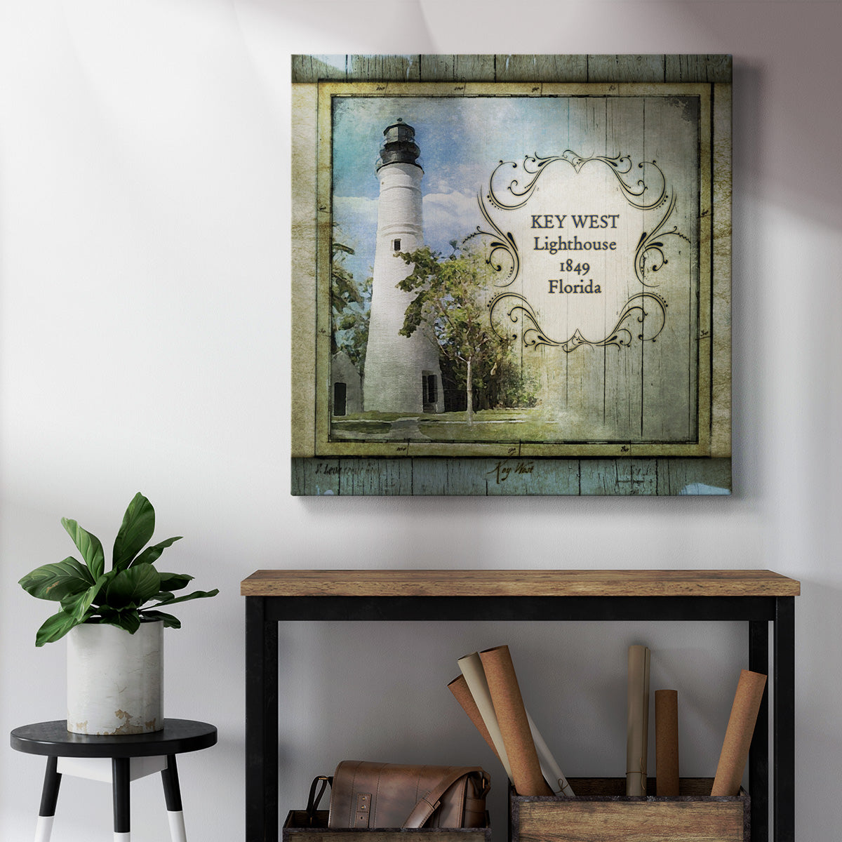 Florida Lighthouse VI-Premium Gallery Wrapped Canvas - Ready to Hang