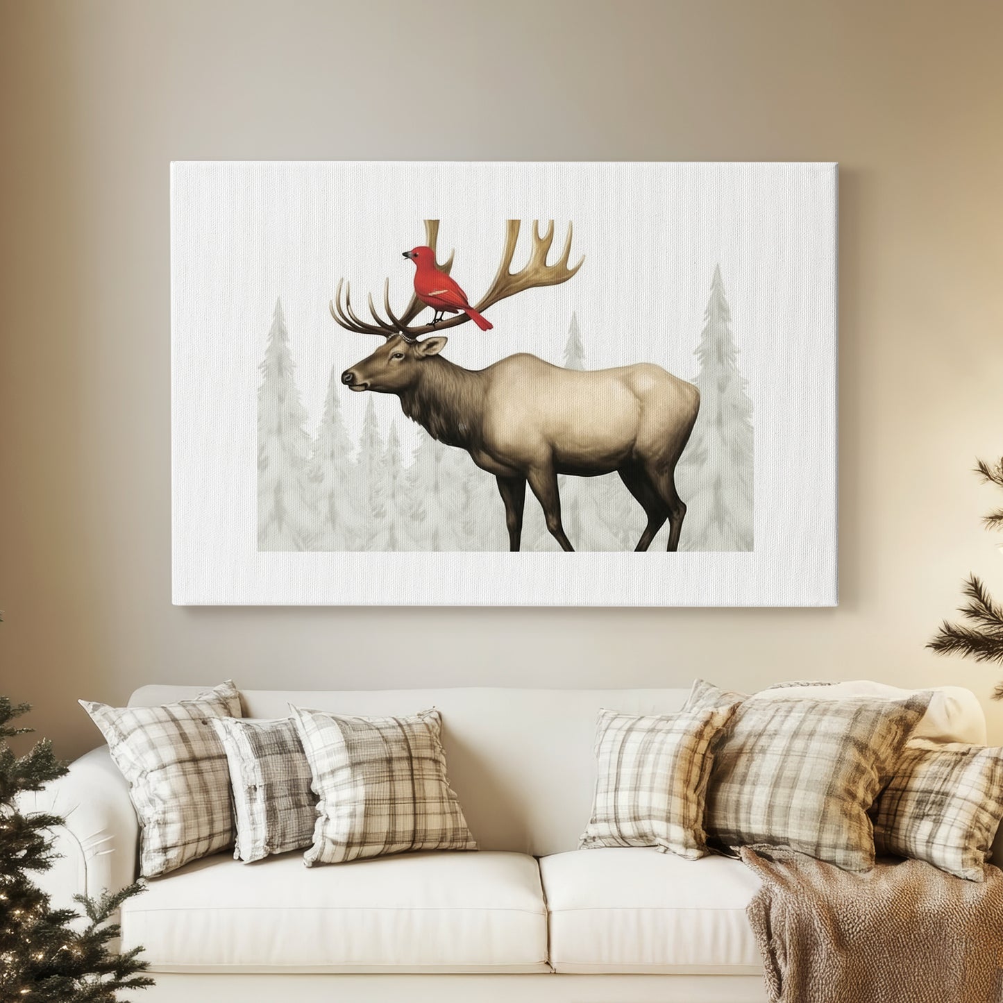 Silver Pines Blessing - Canvas Art Print