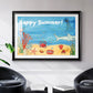 Cute Sea Creatures I - Modern Framed Art Print