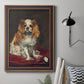 A King Charles Spaniel - Ornate Framed Canvas Print